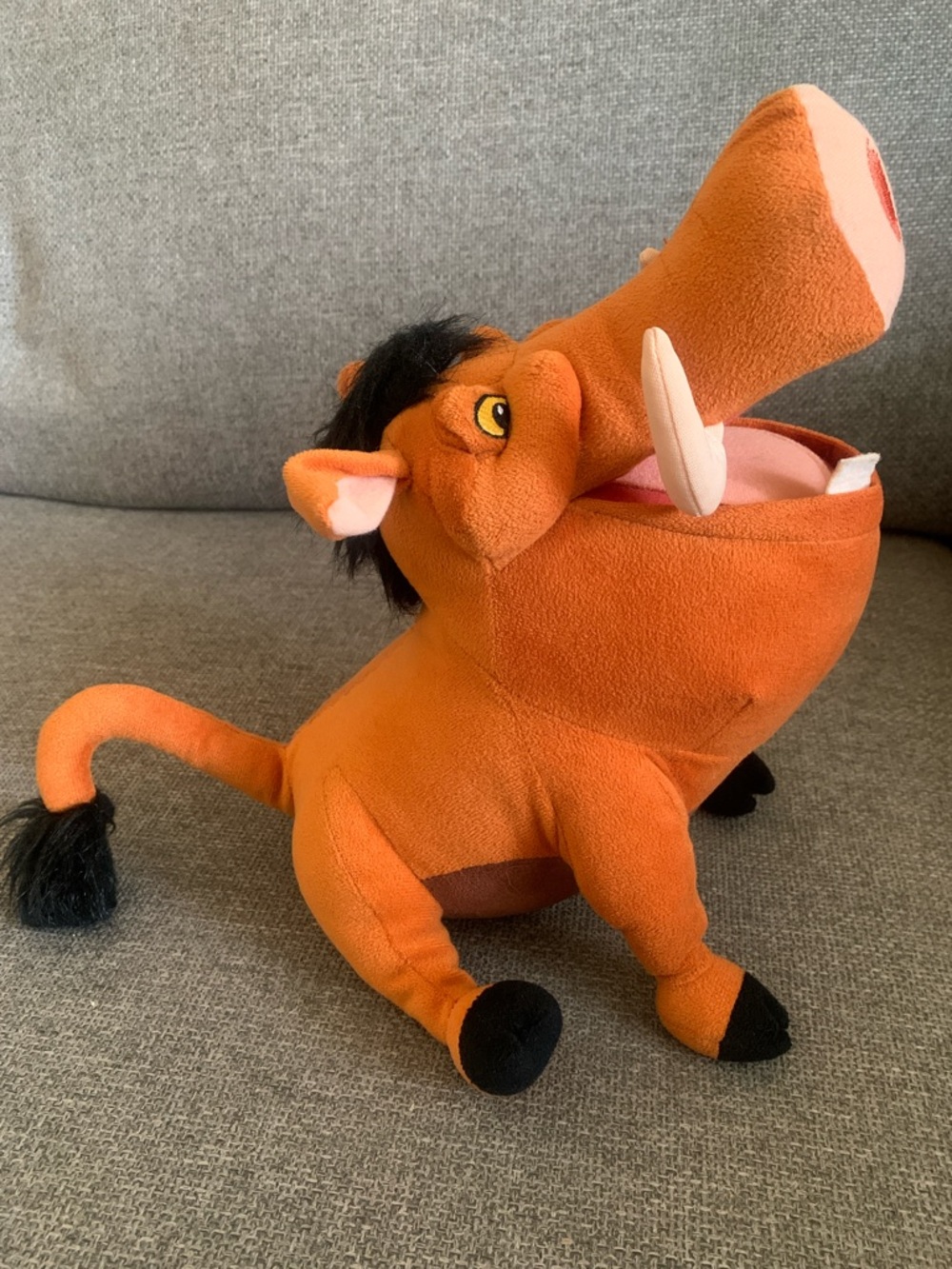 Disney Pumbaa The Lion King Plush Stuffed Animal 14”